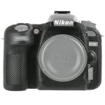 Захисний силіконовий чохол для фотоапаратів Nikon D7500 - чорний