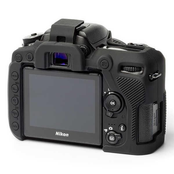 Захисний силіконовий чохол для фотоапаратів Nikon D7500 - чорний