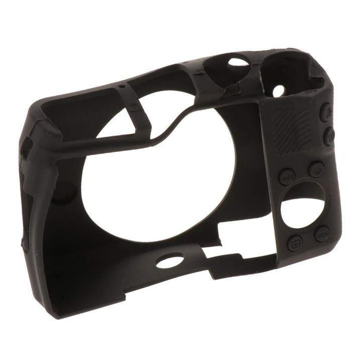 Захисний силіконовий чохол для фотоапаратів Canon EOS M6 - чорний