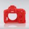 Захисний силіконовий чохол для фотоапаратів Nikon D750 - червоний