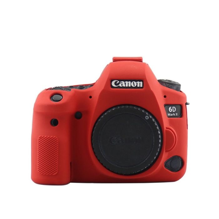Захисний силіконовий чохол для фотоапаратів Canon EOS 6D Mark II - червоний