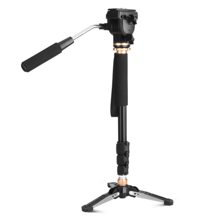 Монопод фірми QZSD для фотоапаратів та відеокамер - Q-159 + головка