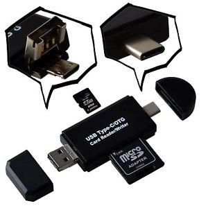 Кардрідер (кардрідер/запис) USB 2.0 OTG/Type-C/MicroSD/MicroUSB/SD - 5 в 1