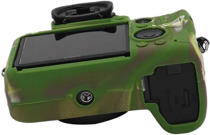 Захисний силіконовий чохол для фотоапаратів SONY A7 III, A7r III, A7s III, A9 - камуфляжний