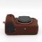 Захисний силіконовий чохол для фотоапаратів SONY A7 III, A7r III, A7s III, A9 - коричневий