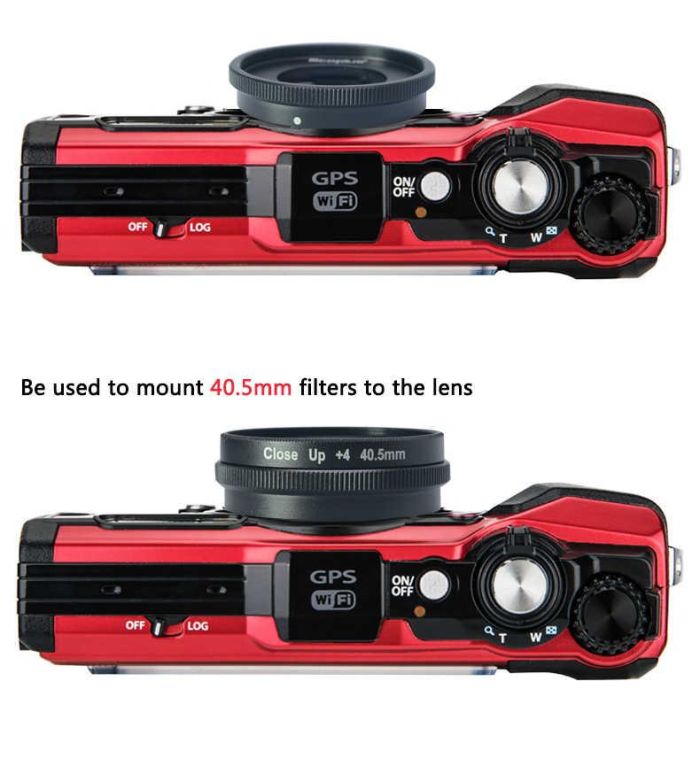Адаптер-перехідник MCO-CLA-T01 для встановлення світлофільтрів 40,5 мм на Olympus TG-1 TG-2 TG-3 TG-4 TG-5