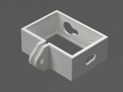 Рамка для екшн камер Xiaomi YI з перехідником на стандартні кріплення - біла (код № XTGP233)