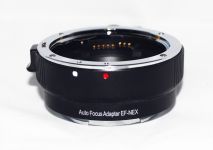 Перехідник EF, EF-S - NEX (автофокусний) (E-mount) для камер SONY NEX-3, 5, 6, 7, A5000, A6000, A7, A7 II