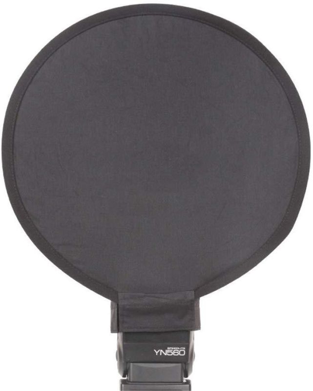 Круглий софтбокс, розсіювач, дифузор (Softbox) для спалахів 40 см