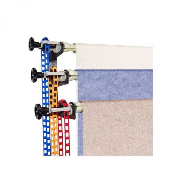 Система кріплення Visico B300 — 3 фони на стіну або стелю (тримач для фотостудії) у комплекті з трубами