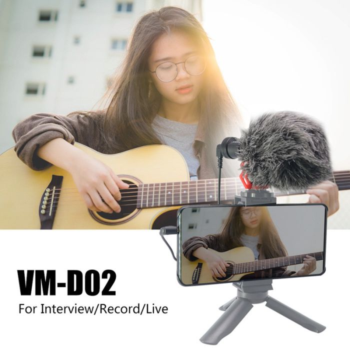 Направлений камерний мікрофон Mcoplus VM-D02 для фотоапарата (камери, смартфона)