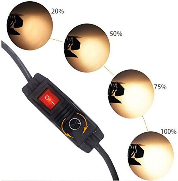 Галогенний освітлювач - постійне світло FST 800 (800 Вт) (RED HEAD) з димером та охолодженням (3200K)