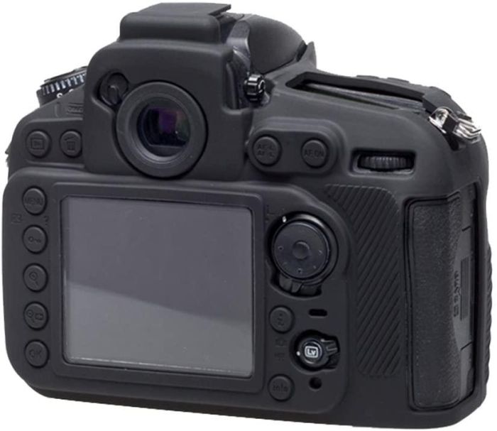 Захисний силіконовий чохол для фотоапаратів Nikon D810 - чорний