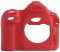 Захисний силіконовий чохол для фотоапаратів Nikon D850 - червоний