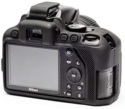 Захисний силіконовий чохол для фотоапаратів Nikon D3500 - чорний