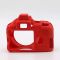 Захисний силіконовий чохол для фотоапаратів Nikon D3500 - червоний