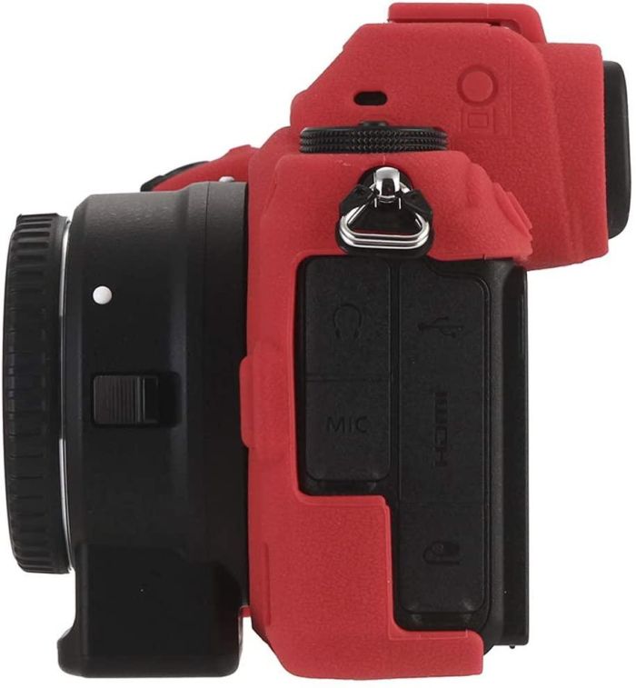 Захисний силіконовий чохол для фотоапаратів Nikon Z6, Z6 II, Z7, Z7 II - червоний