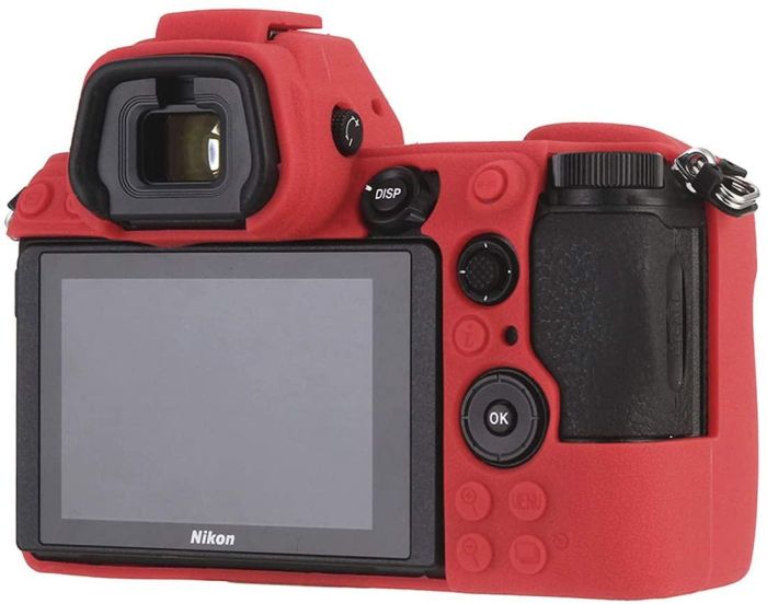 Захисний силіконовий чохол для фотоапаратів Nikon Z6, Z6 II, Z7, Z7 II - червоний