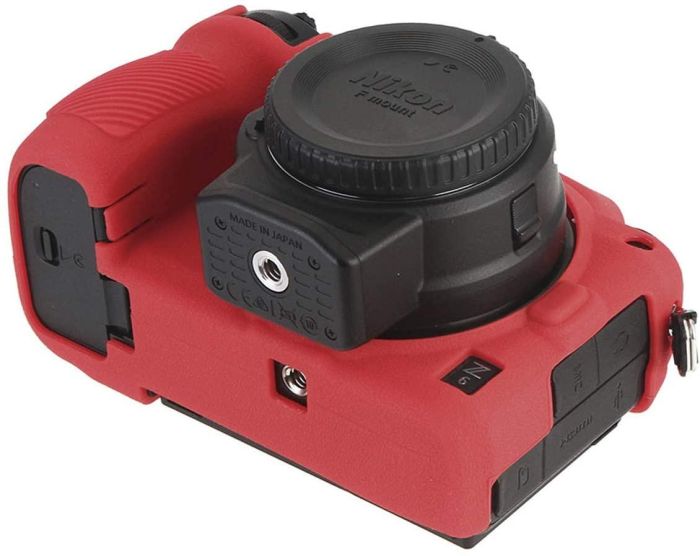 Захисний силіконовий чохол для фотоапаратів Nikon Z6, Z6 II, Z7, Z7 II - червоний