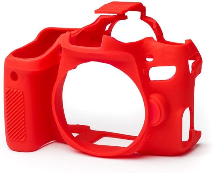 Захисний силіконовий чохол для фотоапаратів Canon EOS 77D - червоний