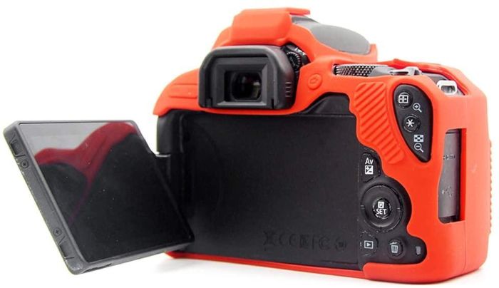 Захисний силіконовий чохол для фотоапаратів Canon EOS 200D, 200D II, 250D - червоний