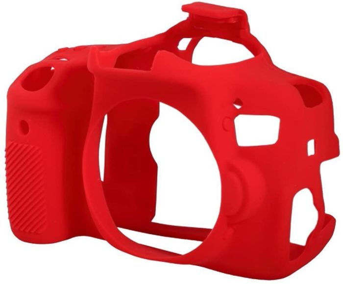 Захисний силіконовий чохол для фотоапаратів Canon EOS 750D - червоний
