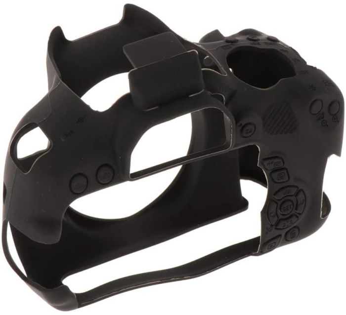 Захисний силіконовий чохол для фотоапаратів Canon EOS 750D - чорний