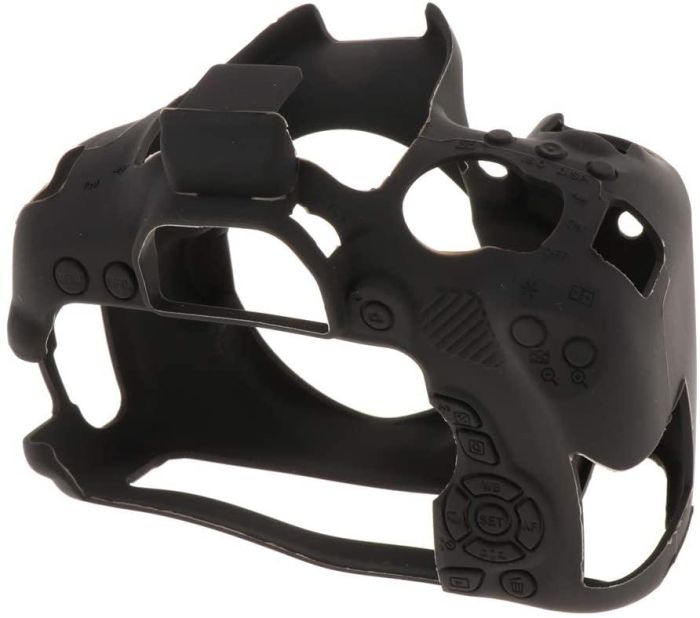 Захисний силіконовий чохол для фотоапаратів Canon EOS 750D - чорний