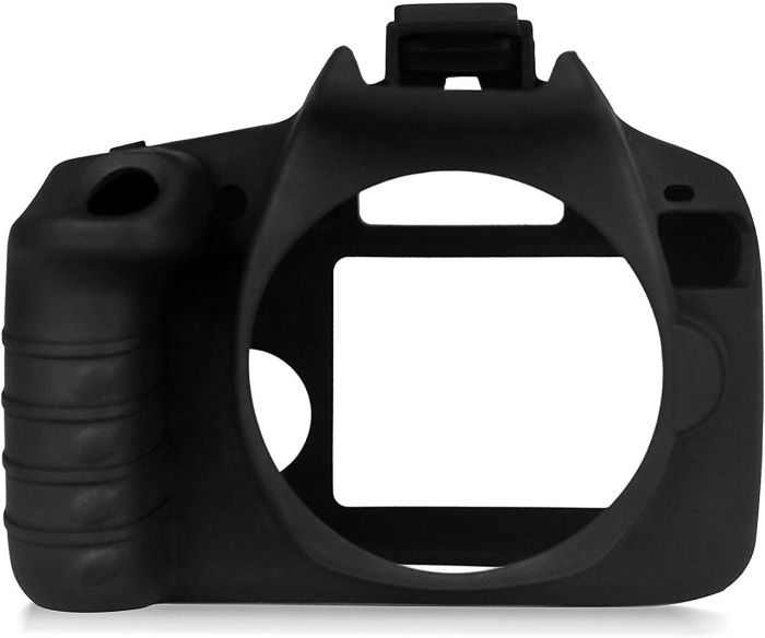 Захисний силіконовий чохол для фотоапаратів Canon EOS 1300D (T6) - чорний