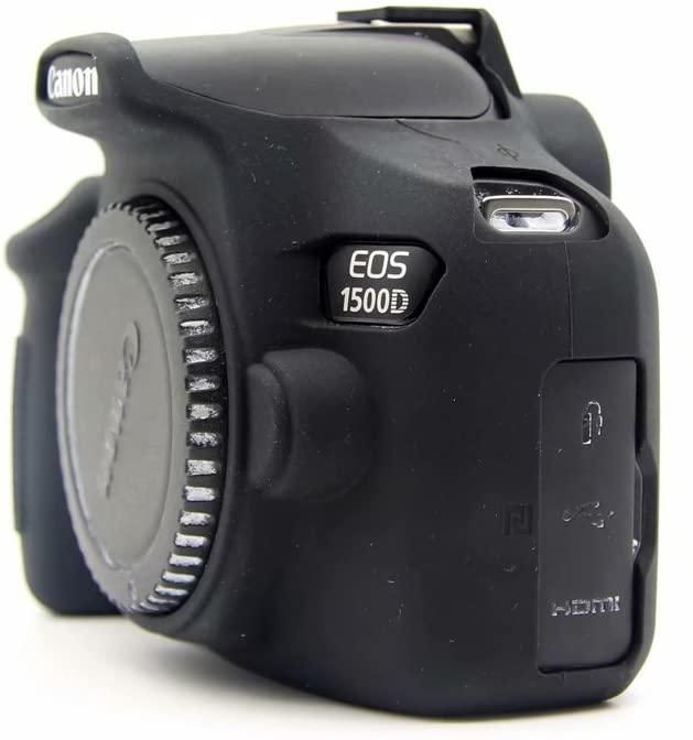 Захисний силіконовий чохол для фотоапаратів Canon EOS 1500D - чорний