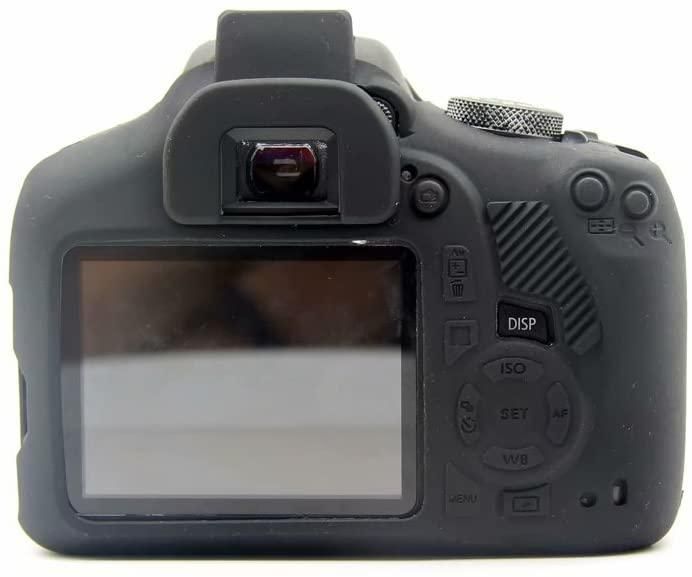 Захисний силіконовий чохол для фотоапаратів Canon EOS 1500D - чорний