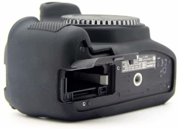 Захисний силіконовий чохол для фотоапаратів Canon EOS 1500D - чорний