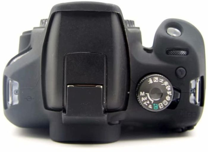 Захисний силіконовий чохол для фотоапаратів Canon EOS 1500D - чорний