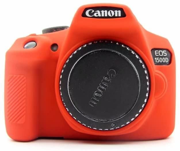 Захисний силіконовий чохол для фотоапаратів Canon EOS 1500D - червоний