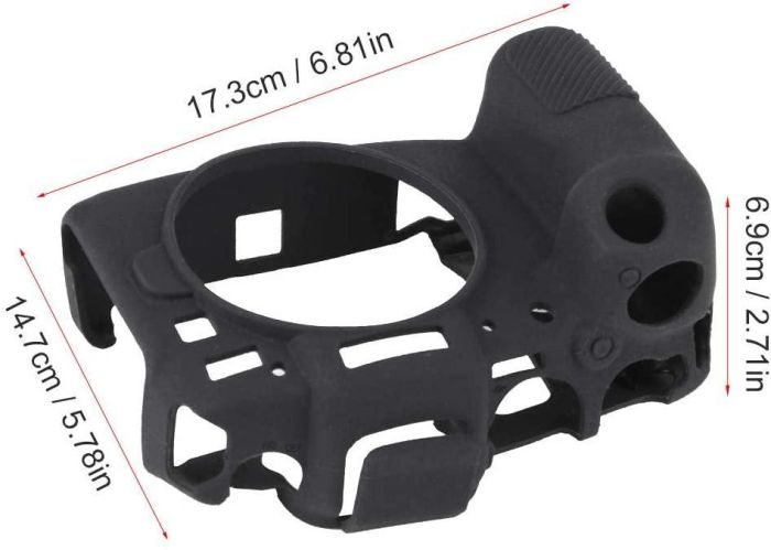 Захисний силіконовий чохол для фотоапаратів Canon EOS RP - чорний