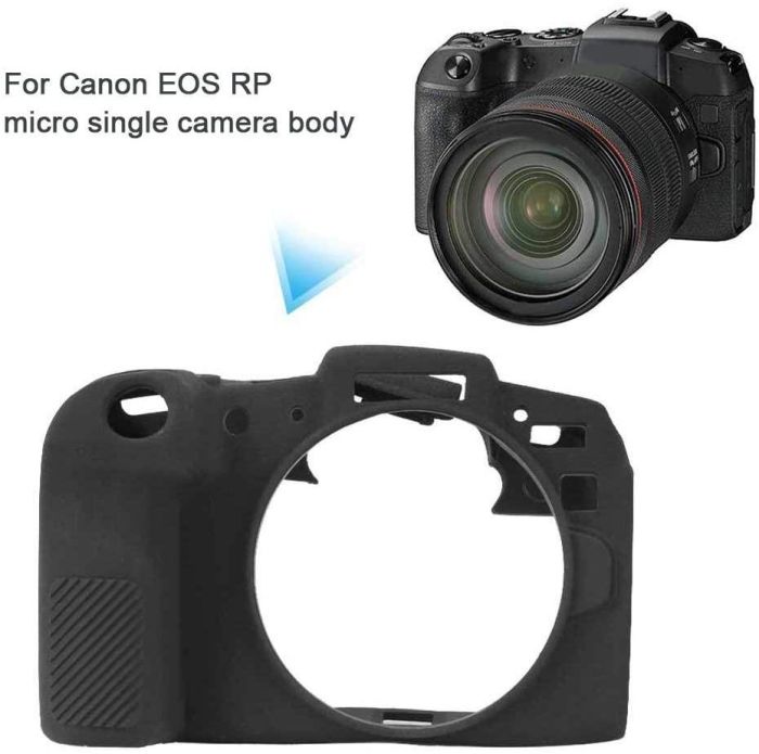 Захисний силіконовий чохол для фотоапаратів Canon EOS RP - чорний