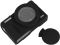 Захисний силіконовий чохол із кришкою для фотоапаратів CANON G7X Mark III - чорний