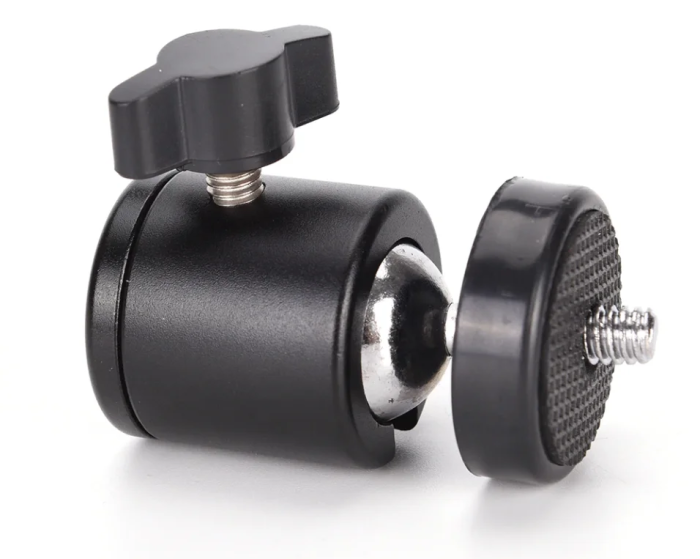 Адаптер (перехідник) шарнірний KR-04 під різьблення 1/4" на штатив або монопод