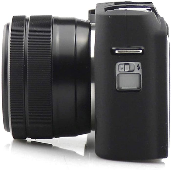 Захисний силіконовий чохол для фотоапаратів FujiFilm X-A3, X-A10 X-A20 X-A5 - чорний