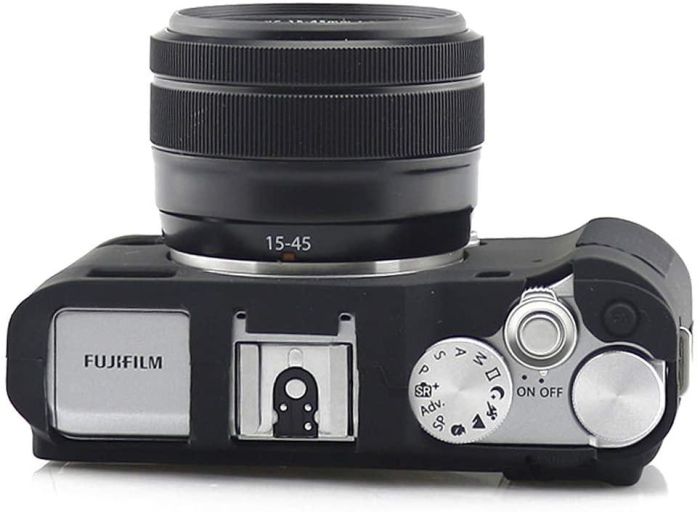 Захисний силіконовий чохол для фотоапаратів FujiFilm X-A3, X-A10 X-A20 X-A5 - чорний