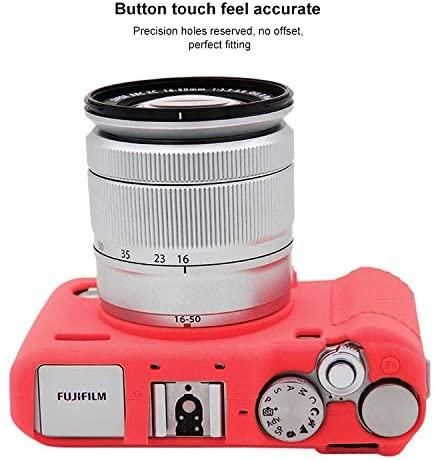 Захисний силіконовий чохол для фотоапаратів FujiFilm X-A3, X-A10 X-A20 X-A5 - червоний