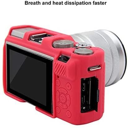 Захисний силіконовий чохол для фотоапаратів FujiFilm X-A3, X-A10 X-A20 X-A5 - червоний