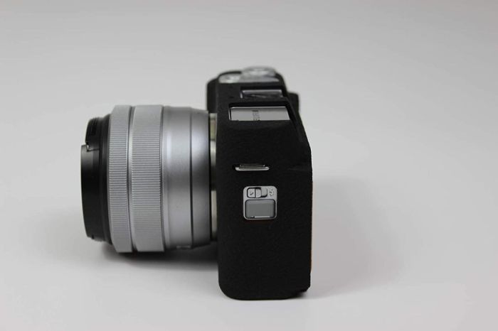 Захисний силіконовий чохол для фотоапаратів FujiFilm X-A7 - чорний