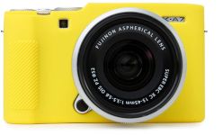 Захисний силіконовий чохол для фотоапаратів FujiFilm X-A7 - жовтий