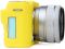 Захисний силіконовий чохол для фотоапаратів FujiFilm X-A7 - жовтий