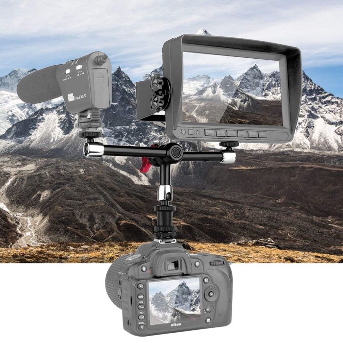 Тримач (кріплення) - "чарівна рука" (шарнірний тримач) - на два кріплення - Magic Arm 11" (28 см)