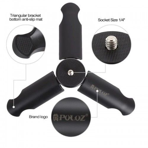 Міні-штатив, тримач для кільцевої лампи, підставка для екшн-камери, смартфона Puluz PU372