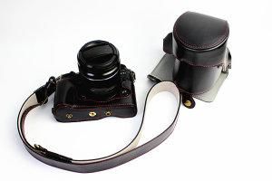 Захисний футляр – чохол для фотоапаратів Fujifilm X-T1 – чорний – (реалізований доступ до акумулятора)