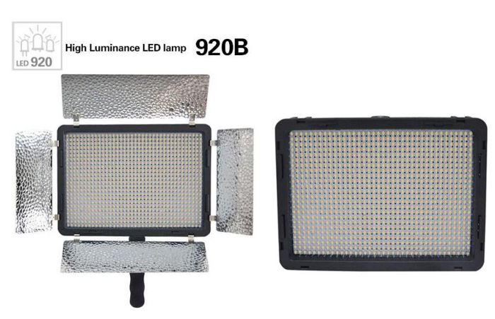 LED - освітлювач, відеосвітло Mcoplus LE-920B (у комплекті з мережевим адаптером 220В)