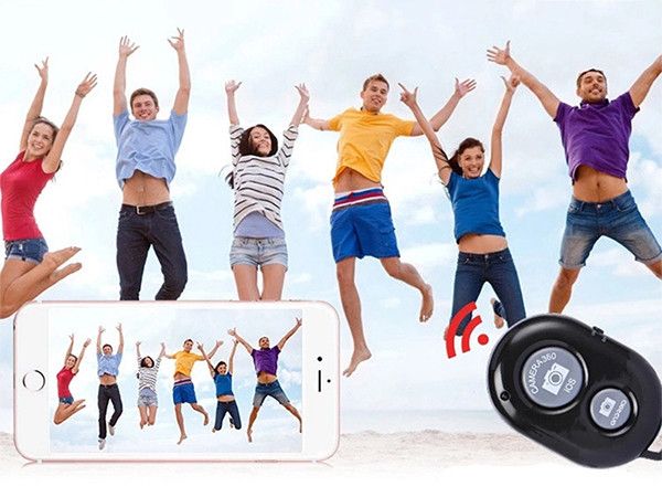 Пульт Bluetooth дистанційного керування для телефону (IOS та ANDROID) (селфі кнопка)